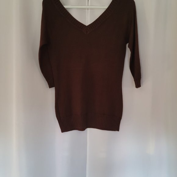 Dark Brown Sweater - Picture 4 of 5